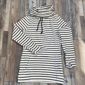 XL Lily & Lottie striped cowl neck sweatshirt